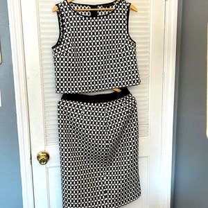 Banana republic matching skirt set